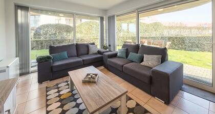 Ground floor apartment with large garden