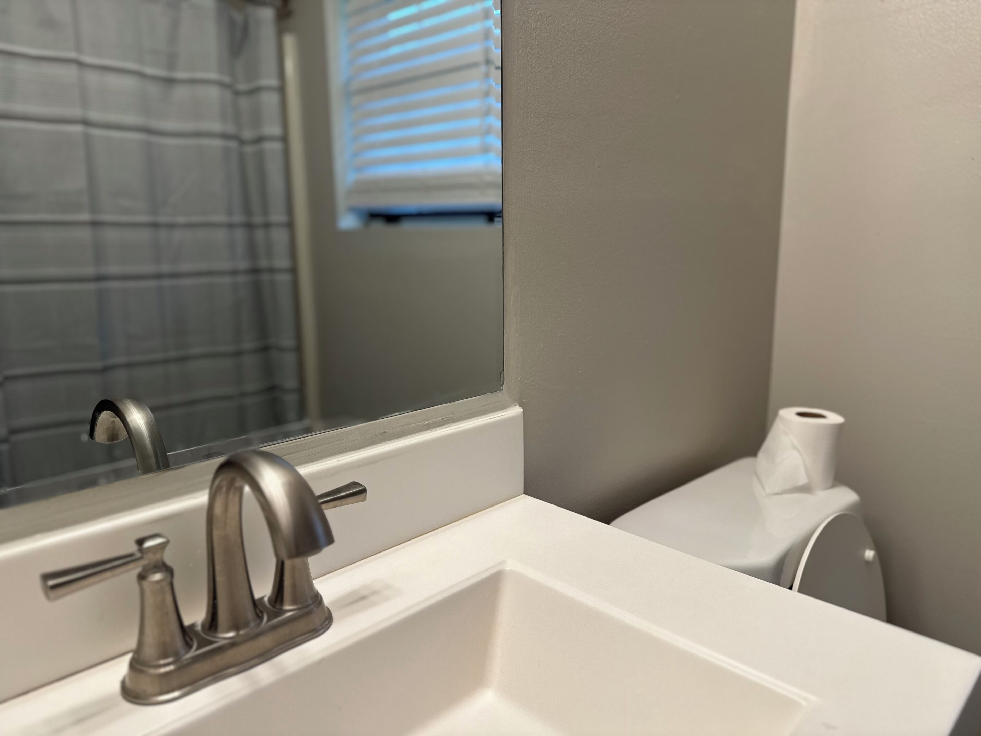 Towels, soap, toilet paper