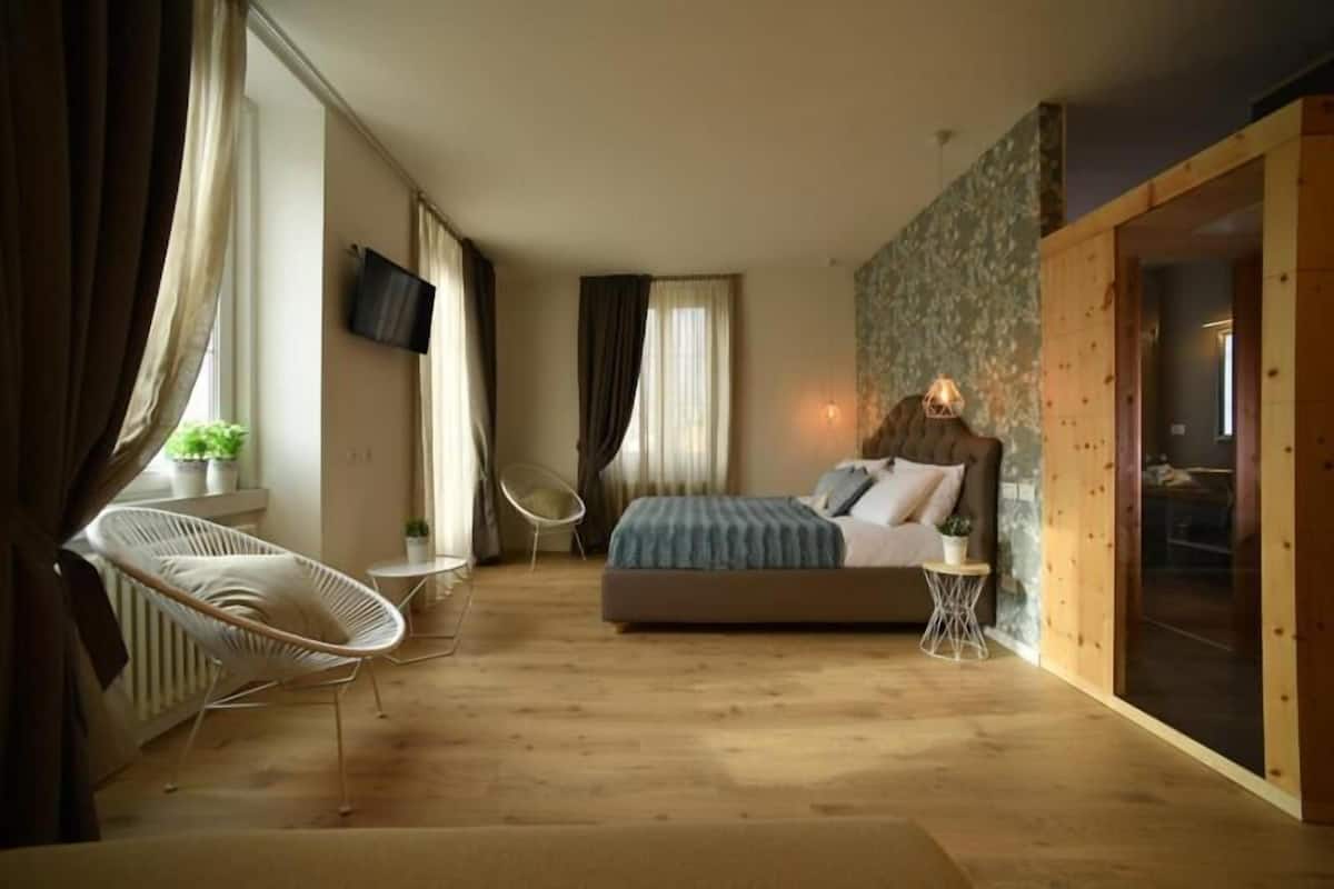 Suite, Balkon, Stadtblick