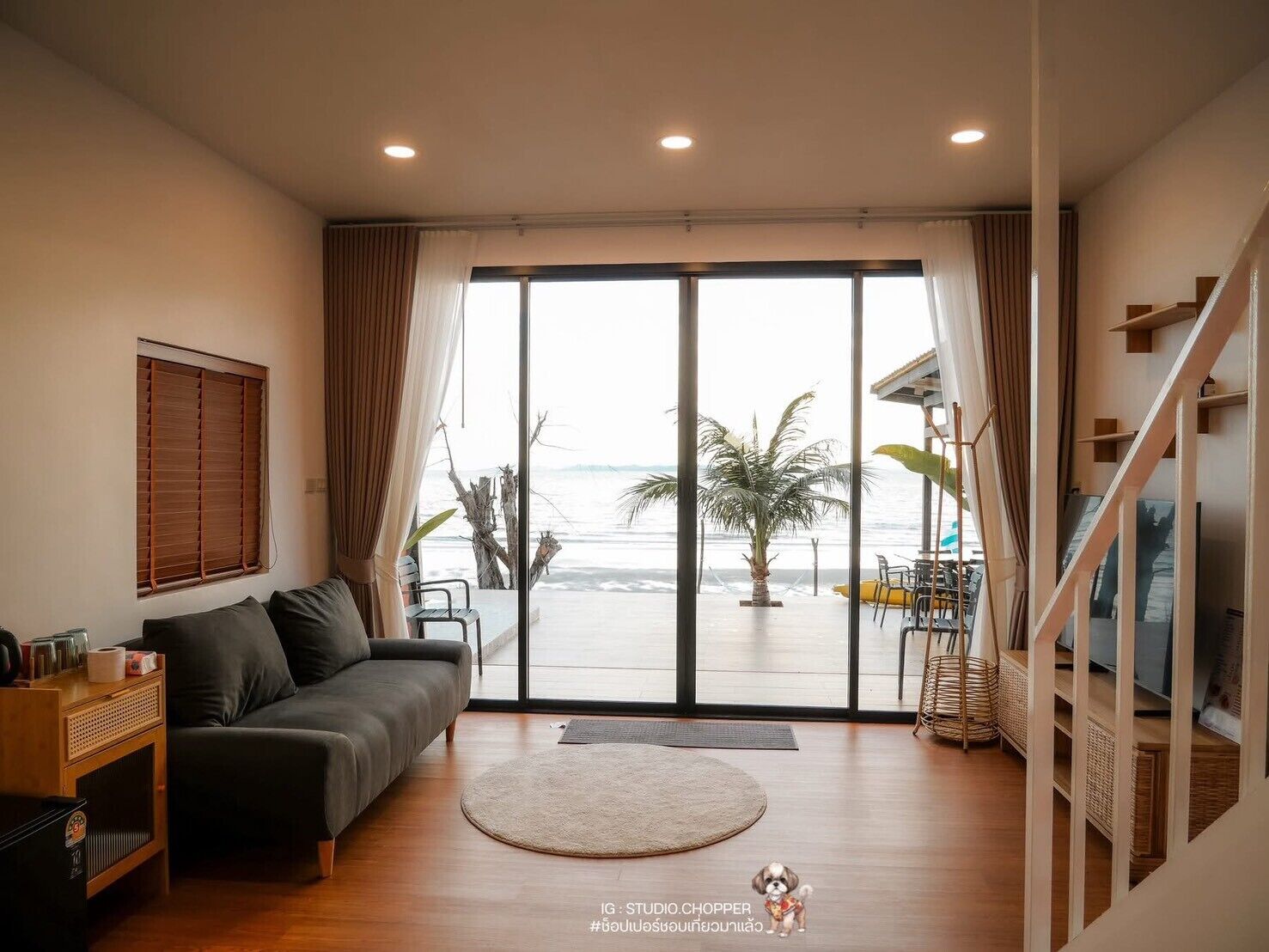 Villa, sjøutsikt | Oppholdsområde