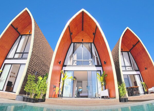 Overnatningsstedets facade