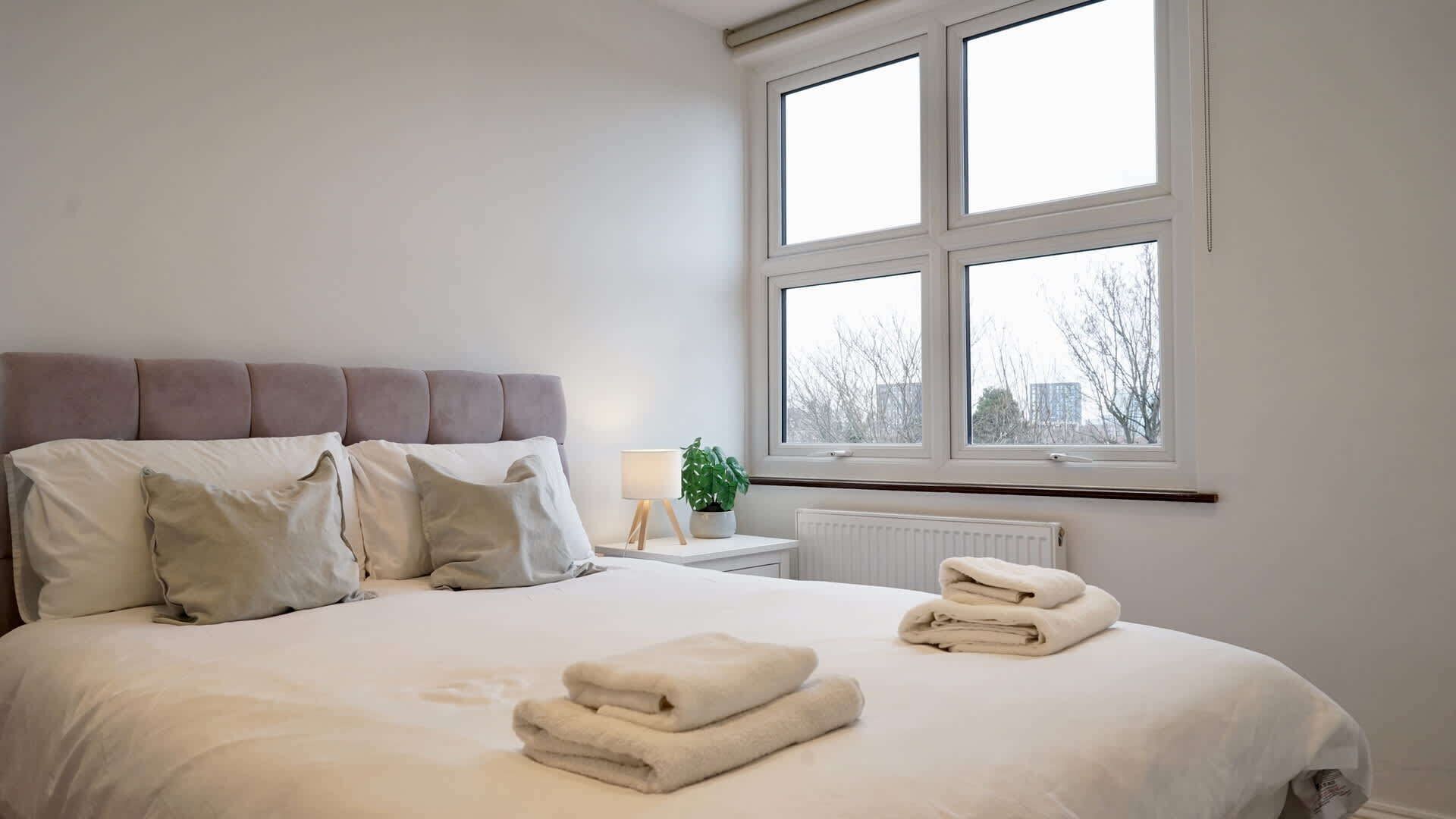 Acesso à internet, roupa de cama