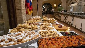 A buffet with various pastries and desserts. - Marsa Shagra Village (Marsa Alam)
