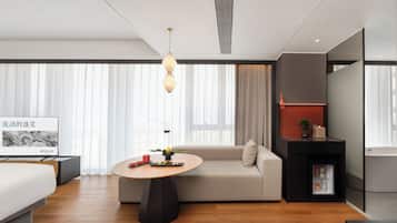 Firemannsrom – familie, 2 queensize-senger, rengjøring, byutsikt