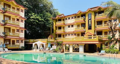 Lovely 1-bedroom apartment with AC in vibrant North Goa