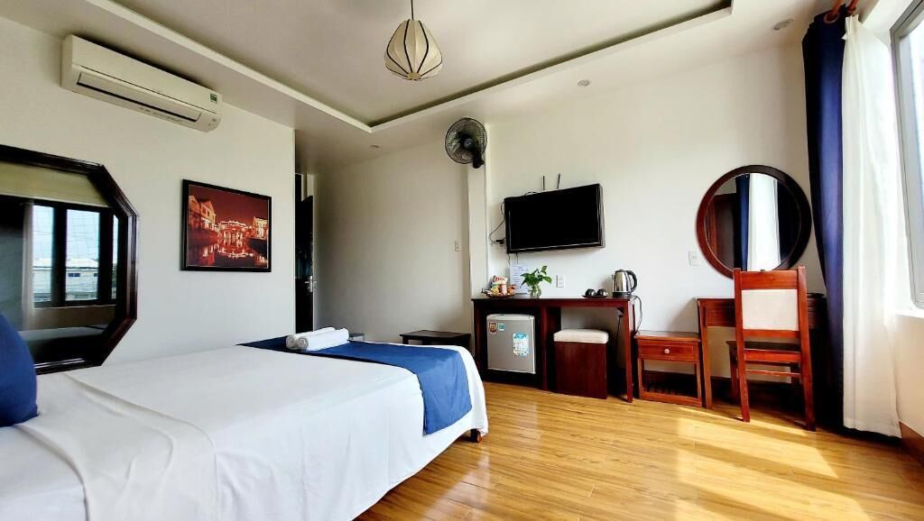 Deluxe tweepersoonskamer, uitzicht op de stad | Gratis wifi