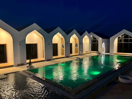 Outdoor pool. Ouranos Hotel