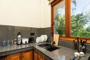 Deluxe-Studio | Eigene Küche | Kühlschrank