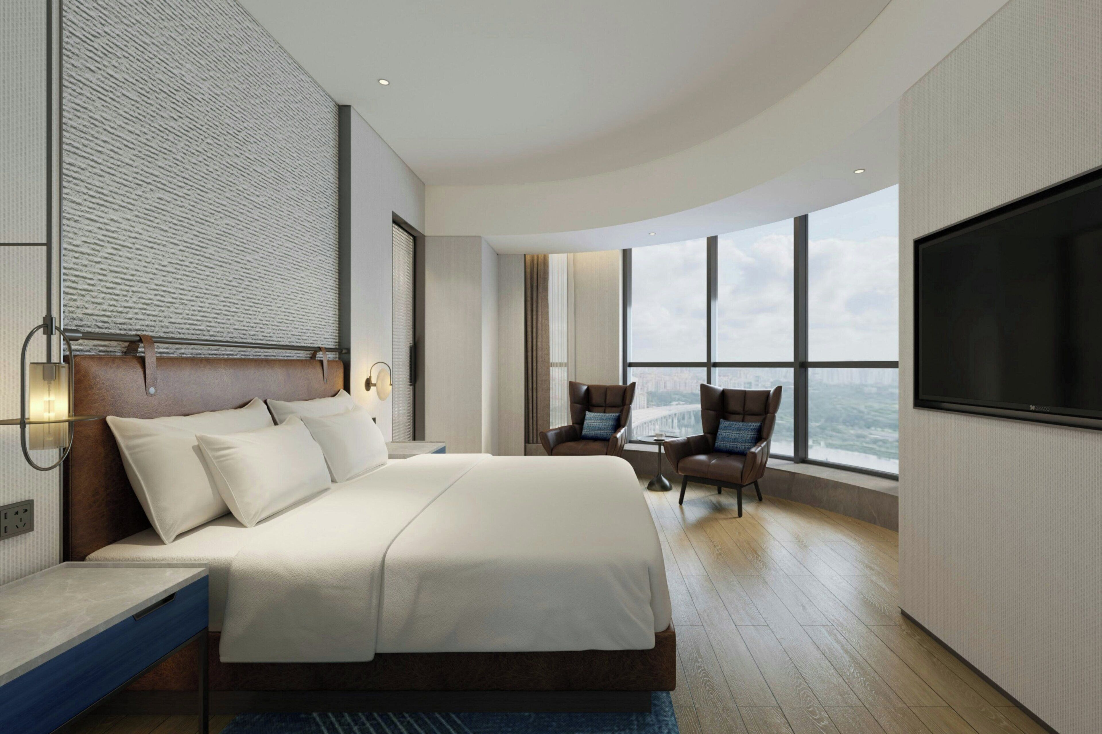 極品套房, 1 張特大雙人床, 山景