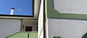 Small apartment house with balcony