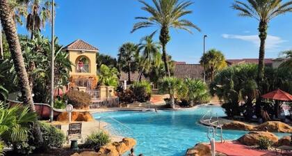 Family retreat with Princess Room, Space Room, and resort amenities near Disney