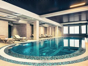 Indoor pool, seasonal outdoor pool