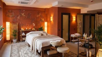 Sauna, hammam, hammam, soins d'aromathérapie