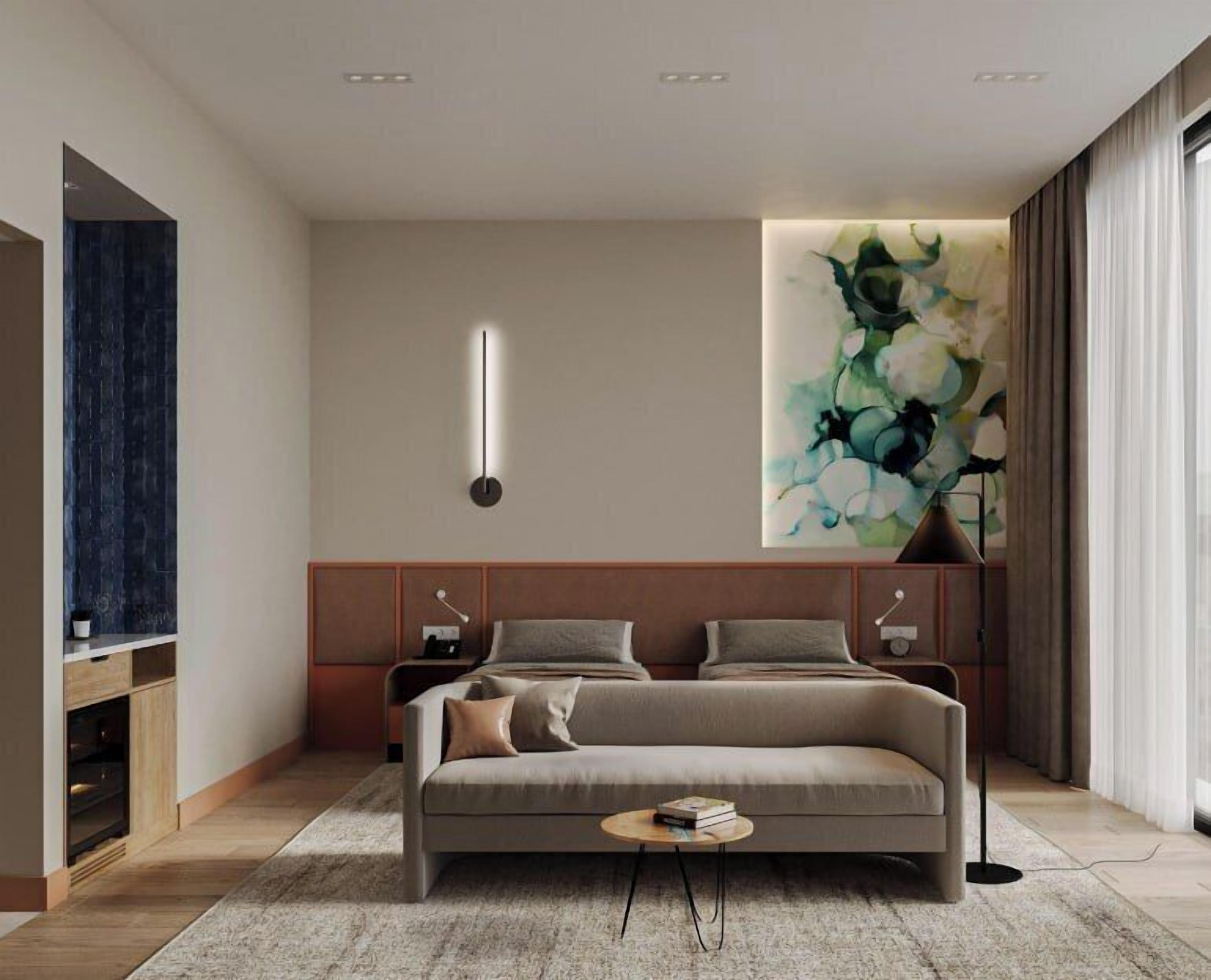 Executive Room, 2 Twin Beds | Minibar, in-room safe, desk, laptop workspace