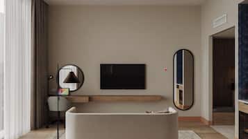 Executive Room, 2 Twin Beds | Minibar, in-room safe, desk, laptop workspace