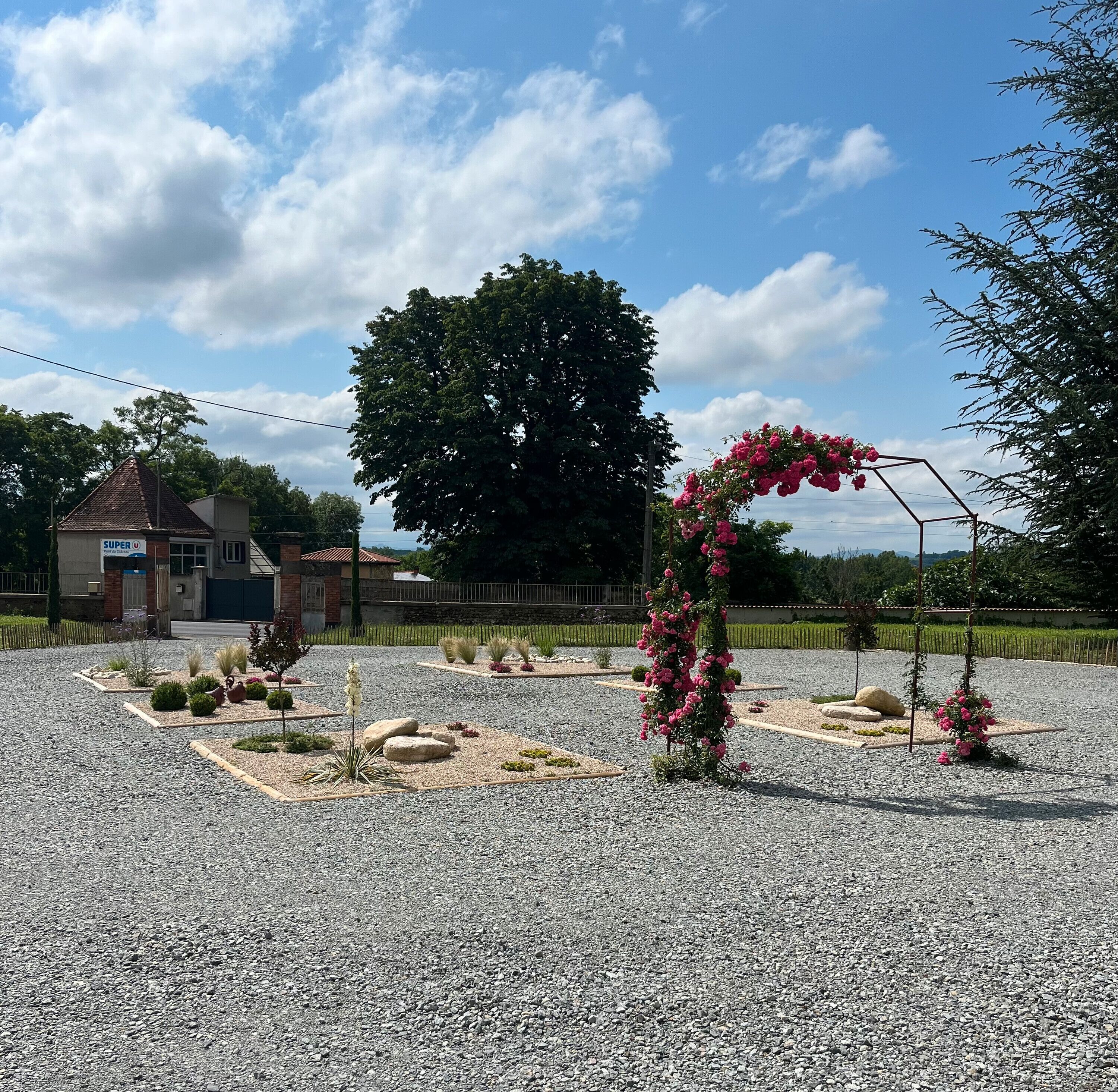 Enceinte de l’hébergement