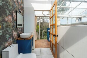 Doppelzimmer, Bergblick | Badezimmer