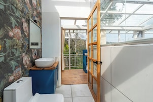 Chambre Double, vue montagne | Salle de bain