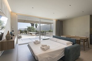 3 habitaciones, caja de seguridad en la habitación y escritorio 