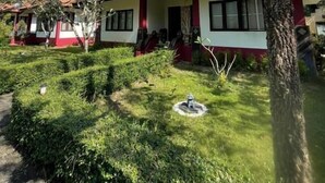 ห้องแฟมิลี่ดับเบิล, ระเบียง, วิวสวน | บริเวณภายนอก