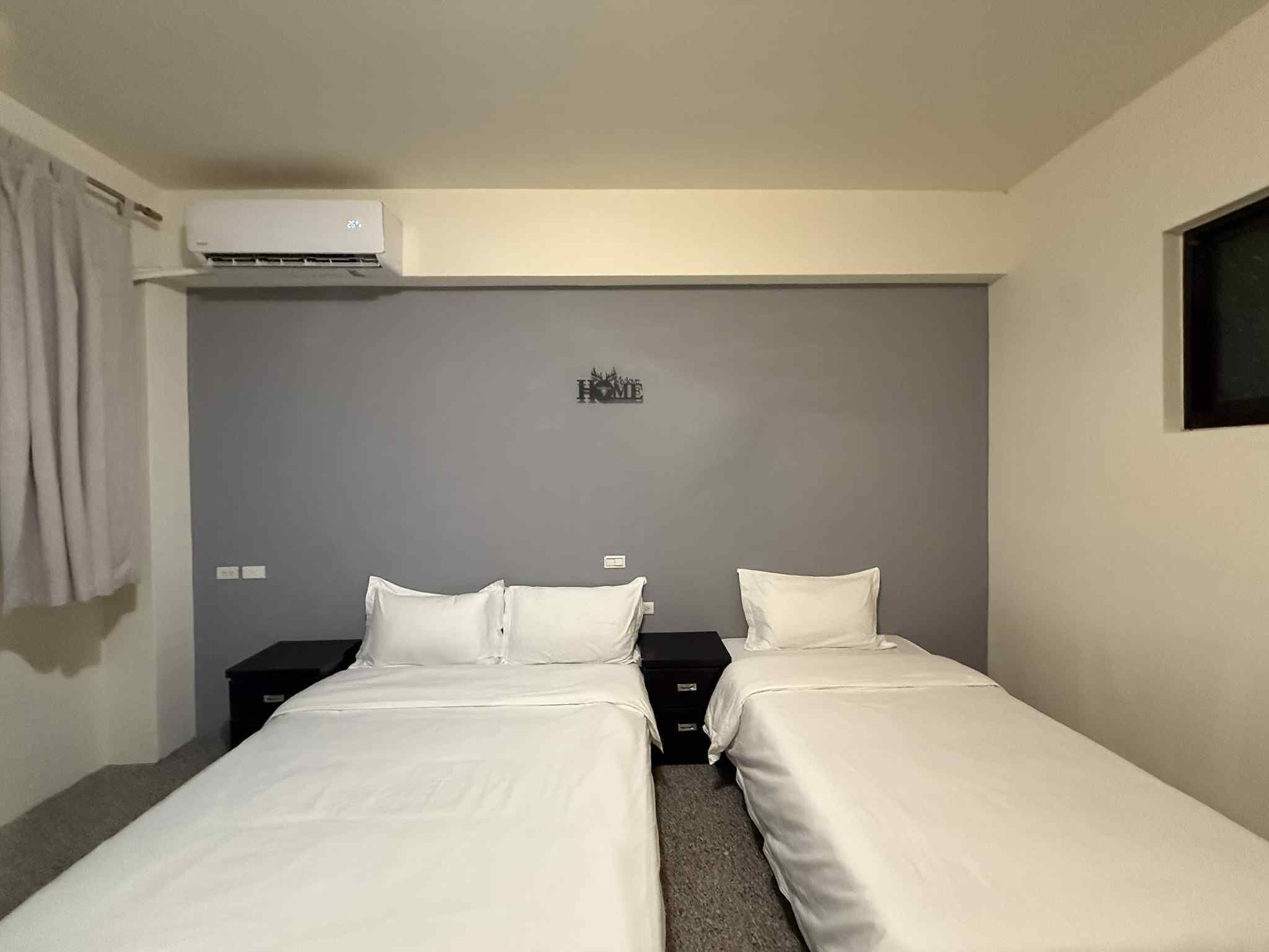 Basic Twin Room, Courtyard View | Laptop workspace, free WiFi