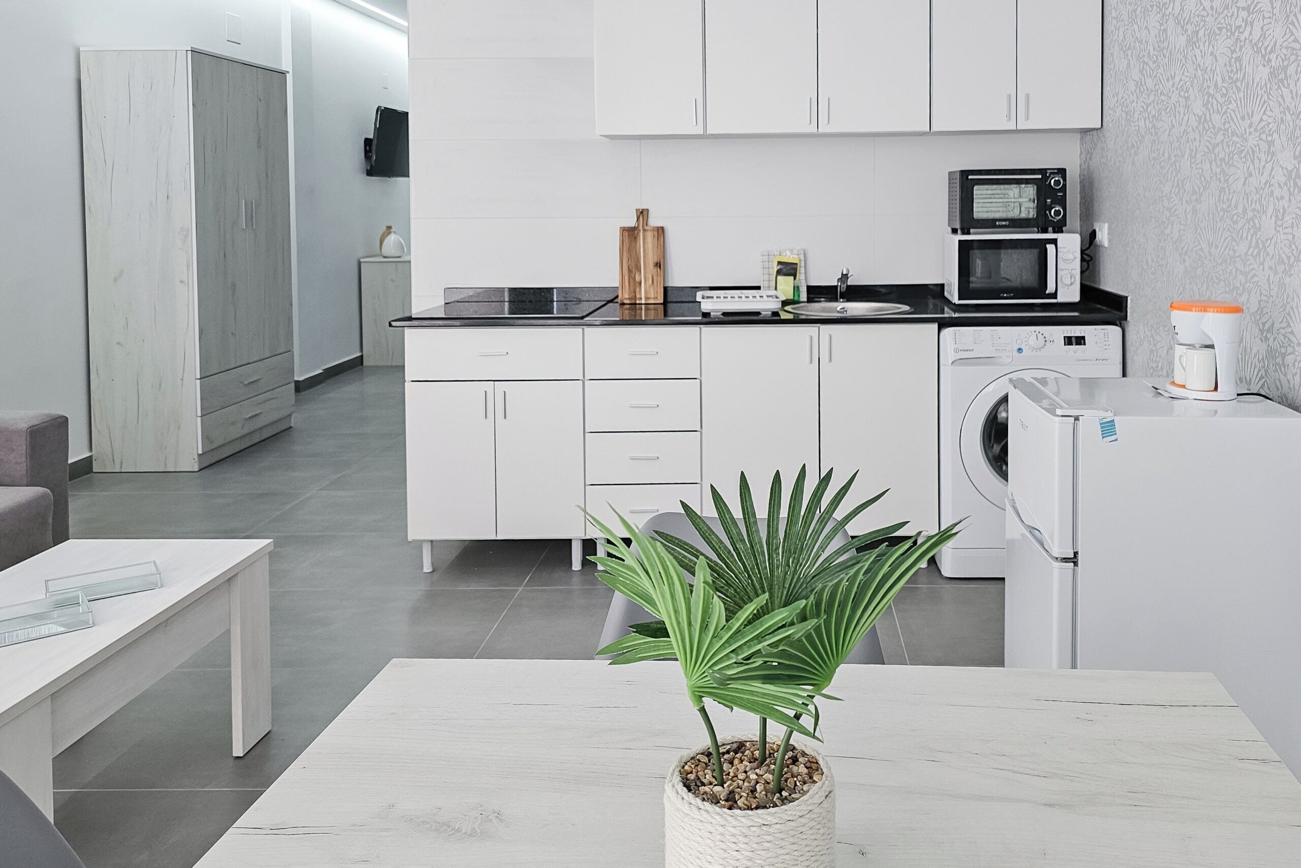 Apartamento Noa | 전용 주방 | 미니 냉장고, 전기 주전자