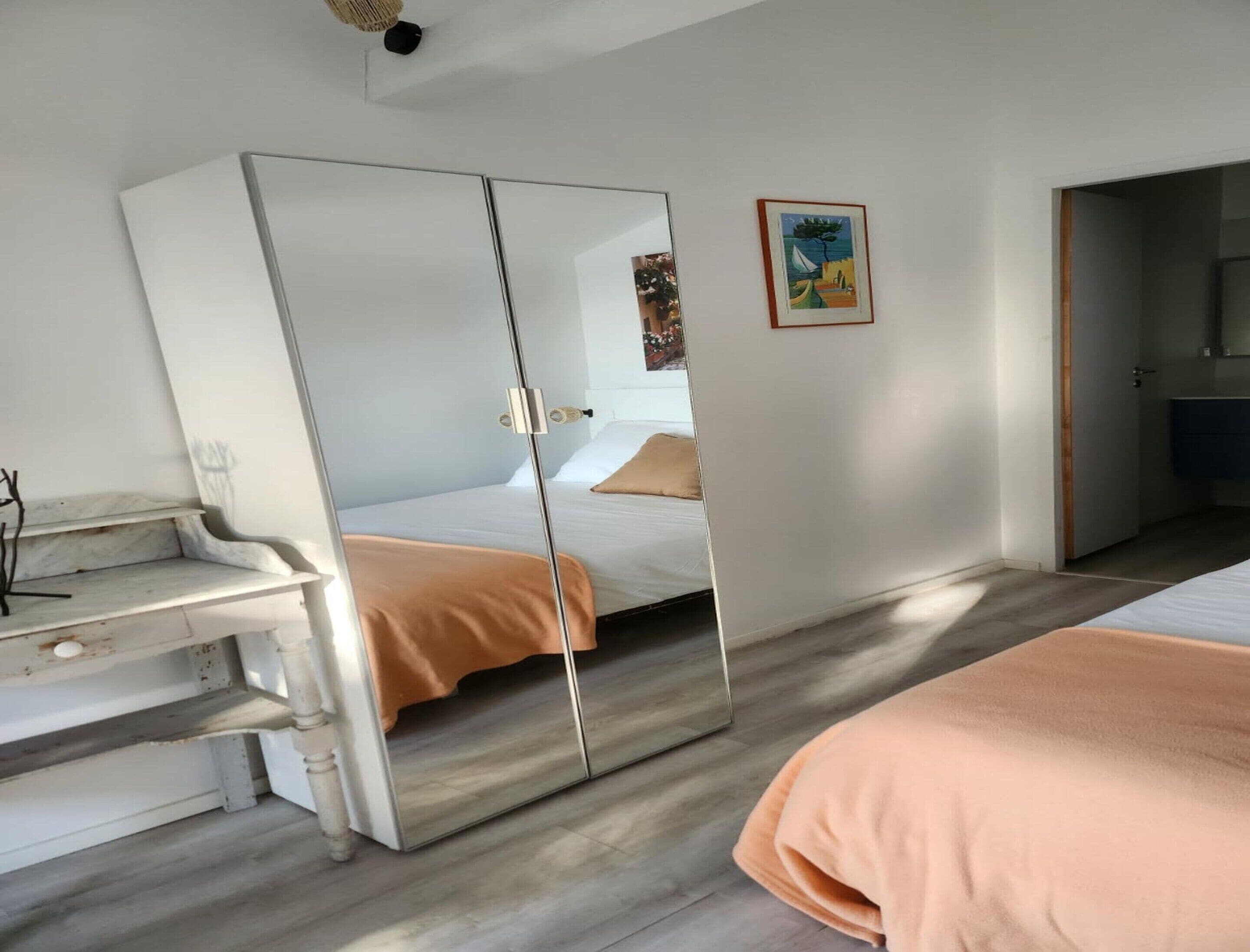 2 bedrooms, individually furnished