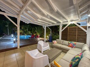Terrace/patio - Villa for 6 - Pool and relax (Saint-François)