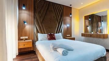 Strykejern/-brett, wi-fi og sengetøy