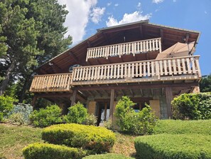 Exterior - 37 m2 apartment in RDC chalet with south-facing lake view (Puy-Sanières)