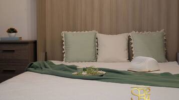 1 chambre, fer et planche Ă repasser, Wi-Fi gratuit, draps fournis