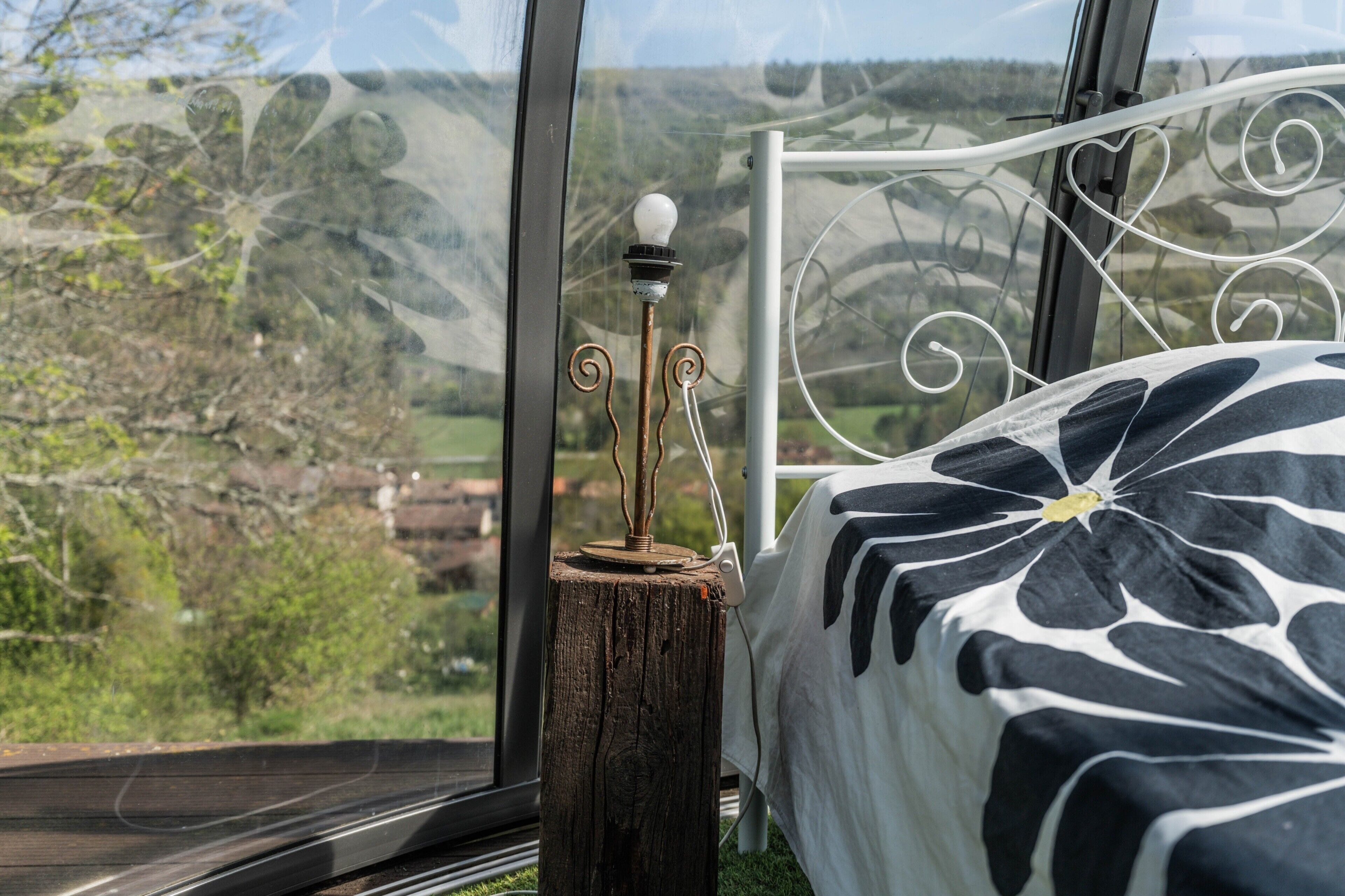 Blick von der Unterkunft