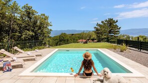 A heated pool - Villa Isla Blue 3 pool&welness Krk by Villas Guide (Vrbnik)