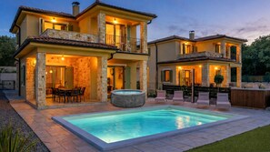 A heated pool - Villa Isla Blue 1 pool&welness Krk by Villas Guide (Vrbnik)