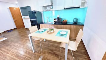 Appartement Familial, 2 chambres, vue plage | Ăquipements de la chambre