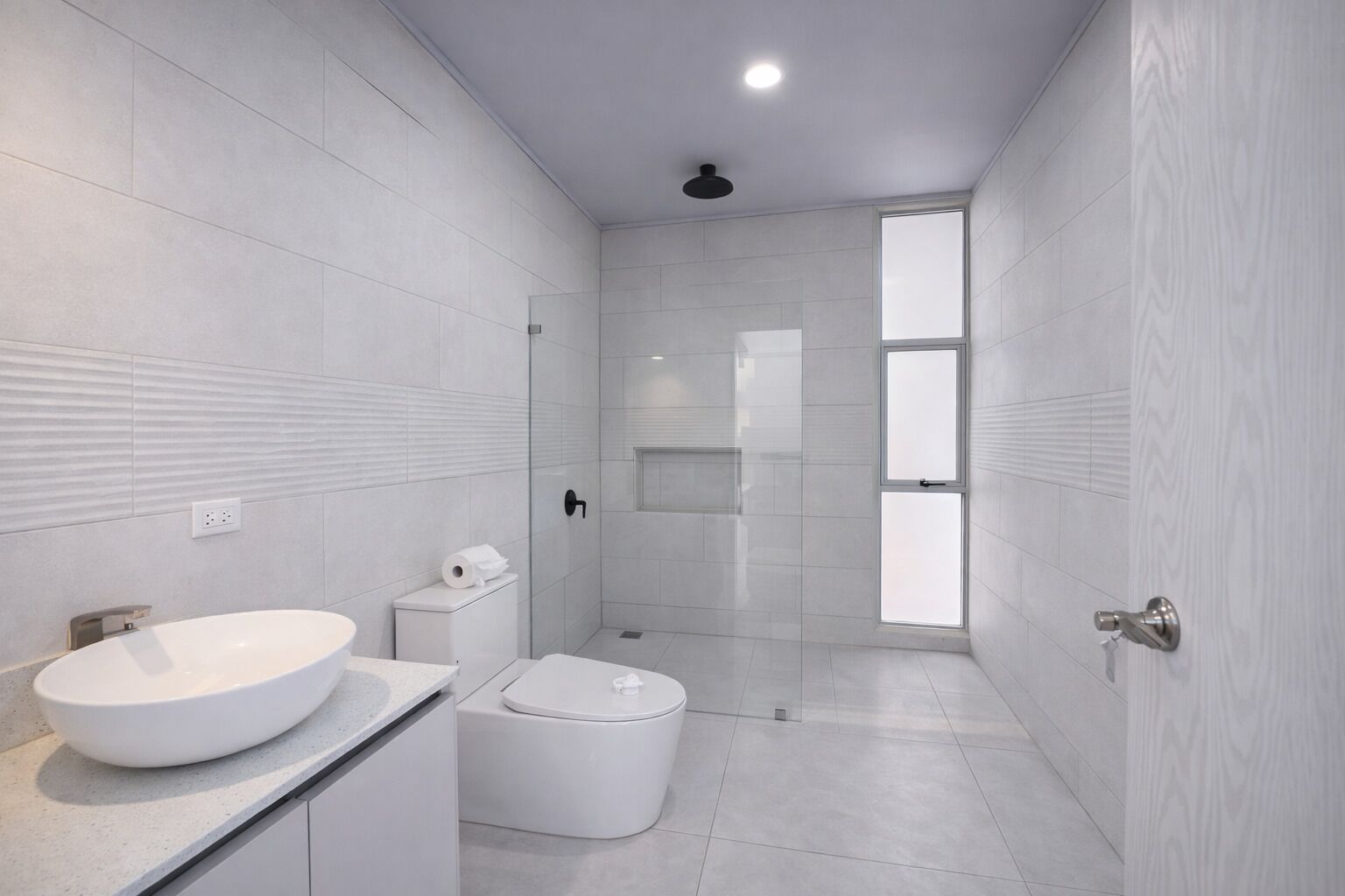 Towels, soap, toilet paper