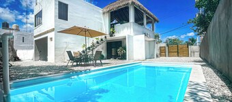 Amazing two bedroom bungalow near Zicatela Beach - Starlink - Pool - Terrace