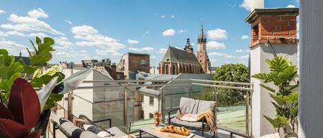 Superior Penthouse, 2 Bedrooms, Air conditioning, City View | Terrace/patio