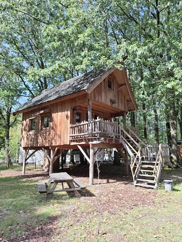 Wooden Lodge | Boomhut op d`n Mastendol | Rijen, Brabant