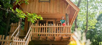 Wooden Lodge | Boomhut op Recreatiepark d`n Mastendol