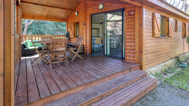 Chalet 5 personnes climatisé | Teras/patio