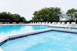 Indoor pool, outdoor pool