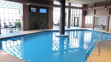 Indoor pool, outdoor pool