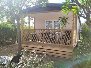 Terrace/patio - 3-room mobile home with terrace in Laurens (Laurens)