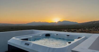 Evnia Sunset Crete Escape Private Hottub Retreat
