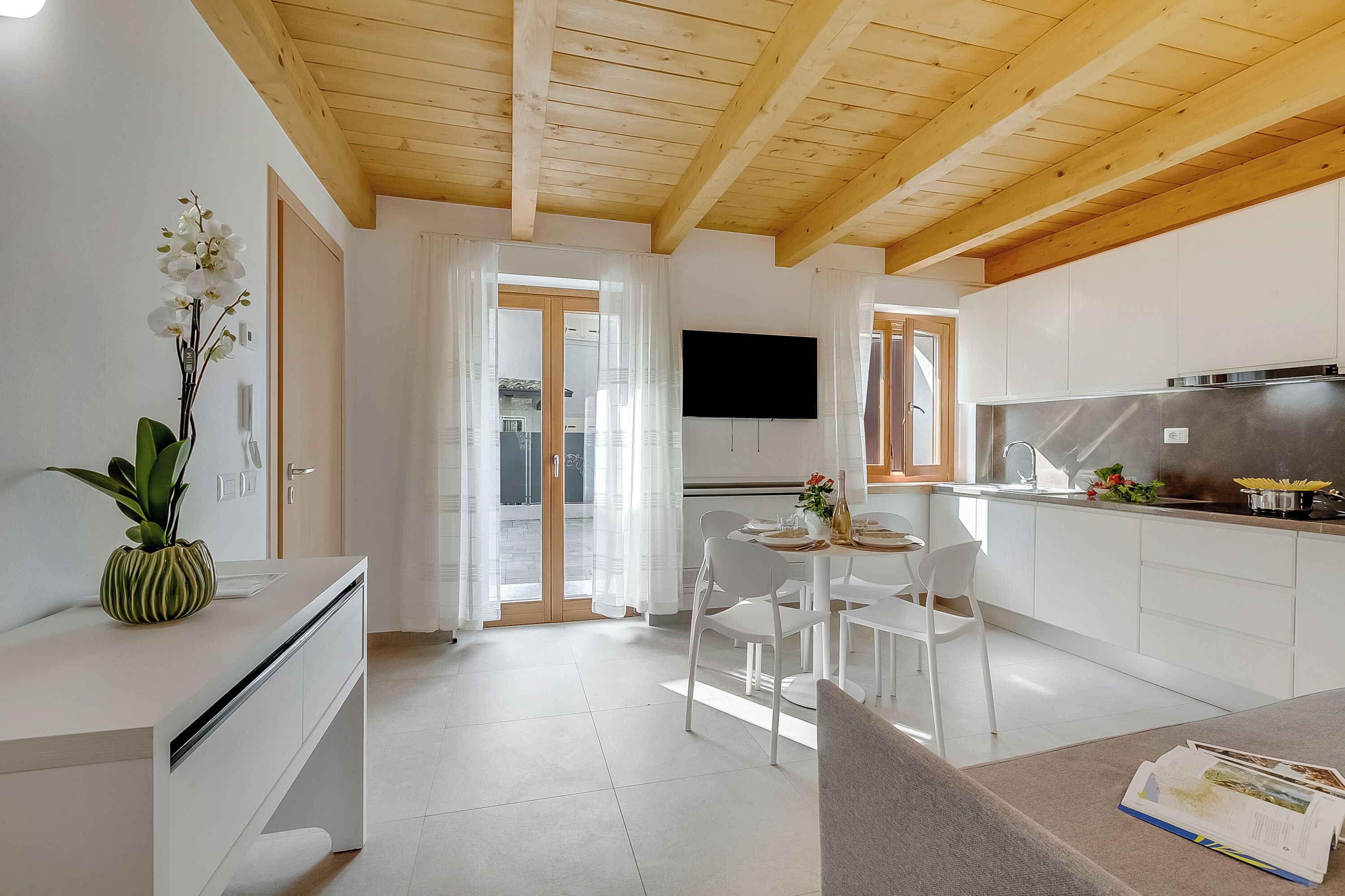 Appartement Familial, plusieurs chambres (Residenza Lugana - Apt 1) | Cuisine privée