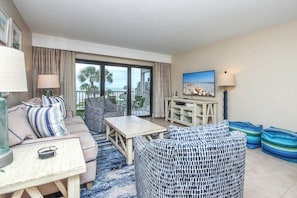 TV - Gulf-Front Grandeur: Your Private 2BR Beachfront Sanctuary at Villa 2628 (Captiva)