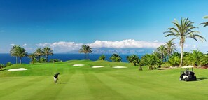 Golf - Central Studio Apartment. Communal Heated Pool (CN)