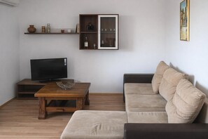 Family Apartment, Multiple Bedrooms (Pool Apt 1 - Novi Vinodolski (Sea) | Living area