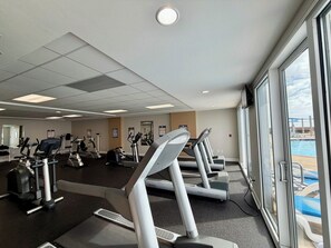 Fitness facility - Beachfront Charm w/ Master on Gulf 2-BR w/ Free Golf Everyday! (Panama City Beach)